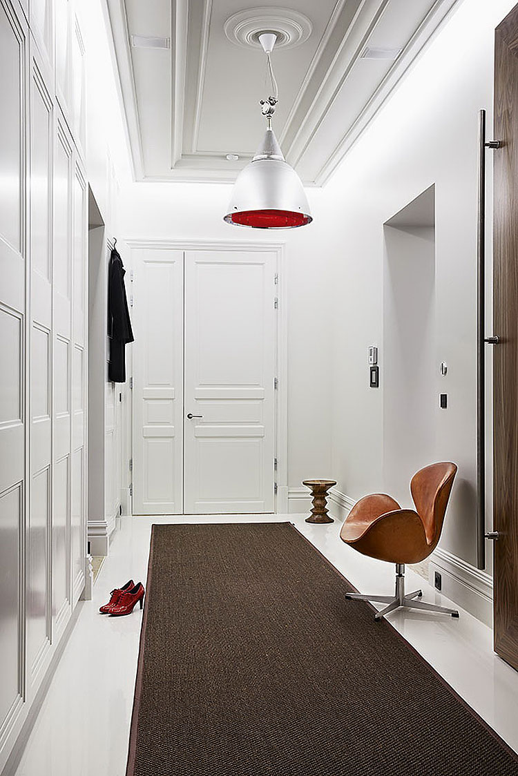 Bianco e nero, un mix minimal di eleganza e raffinatezza casa.it Libreria incassata nel muro