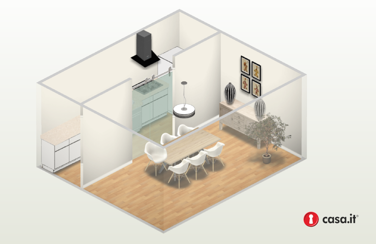 Casabook immobiliare: la cucina cè ma non si vede: come nascondere ... Idee per ristrutturare la cucina