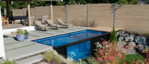 Il container diventa piscina