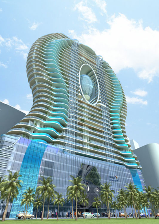 In piscina sul balcone di casa: la bandra ohm tower casa.it Piscina sul terrazzo