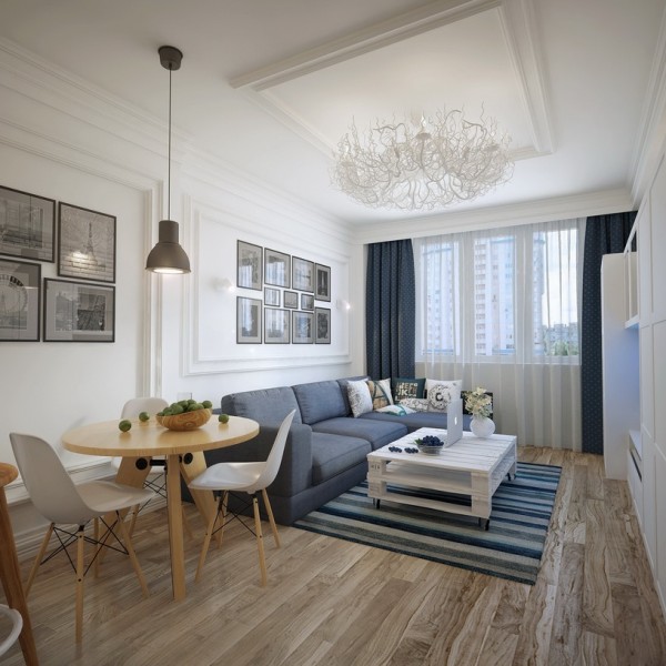 Arredare un bilocale: mixare leleganza dello stile classico alla ... Arredamento casa classico contemporaneo