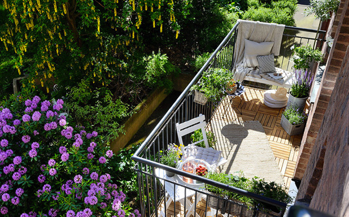21 idee per arredare un piccolo balcone casa.it Come attrezzare un terrazzo