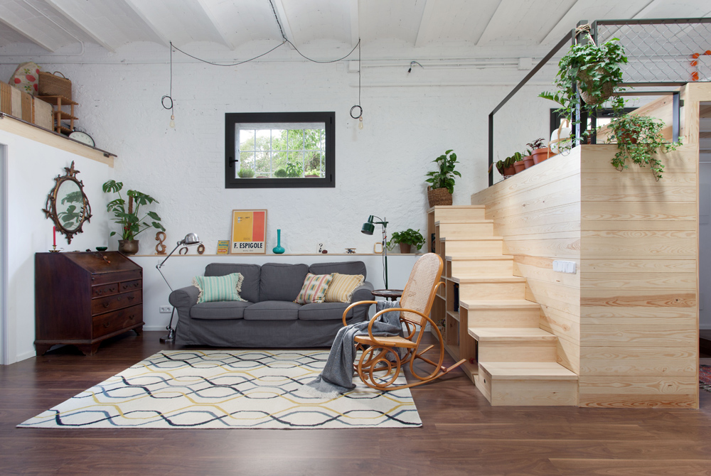 Un garage di 60 mq trasformato in un loft casa.it Come fare un soppalco in garage