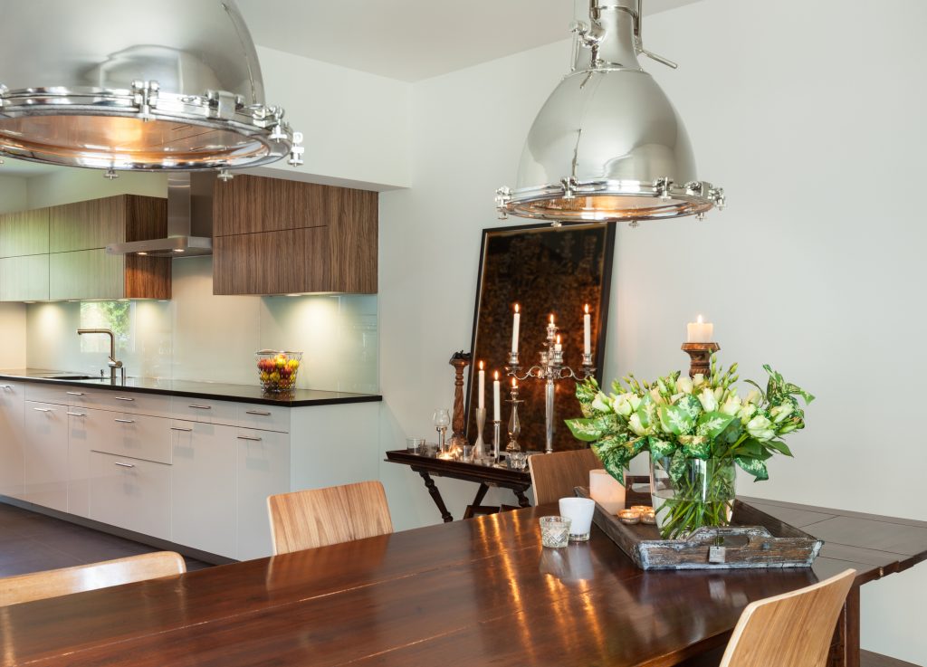 interior modern house, beautiful decor