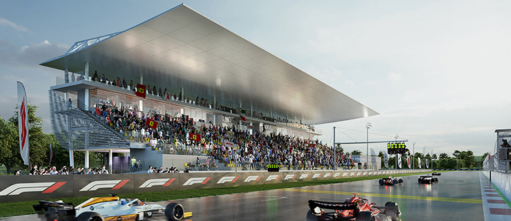nuove tribune dell’Autodromo di Monza
